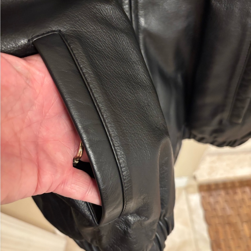Preston & York Leather Bomber Jacket - Picture 2 of 12